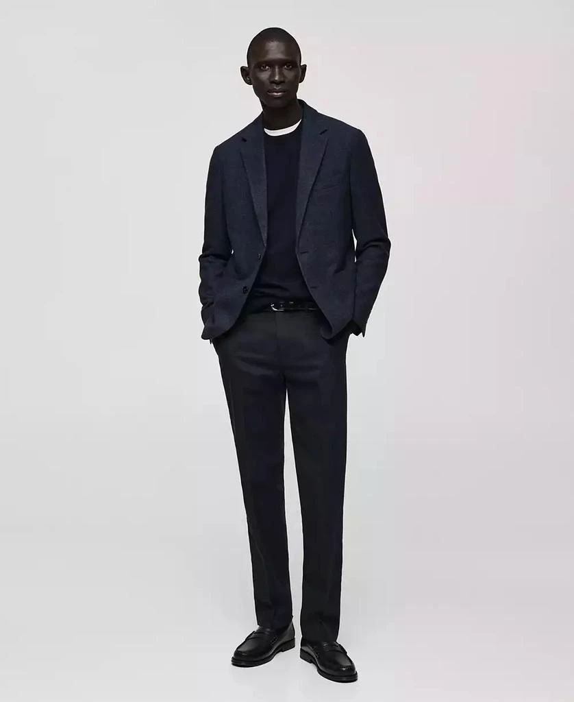 Mango Men's Slim-Fit Wool Blend Blazer 4