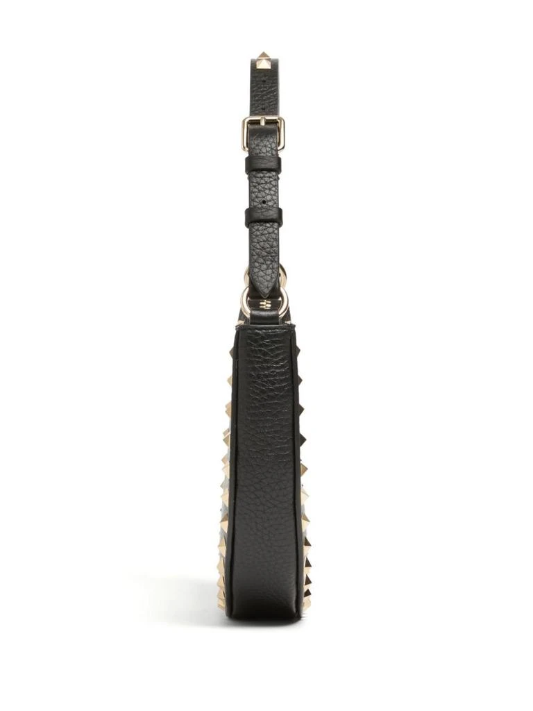 Valentino BLACK LEATHER ROCKSTUD HANDBAG 5