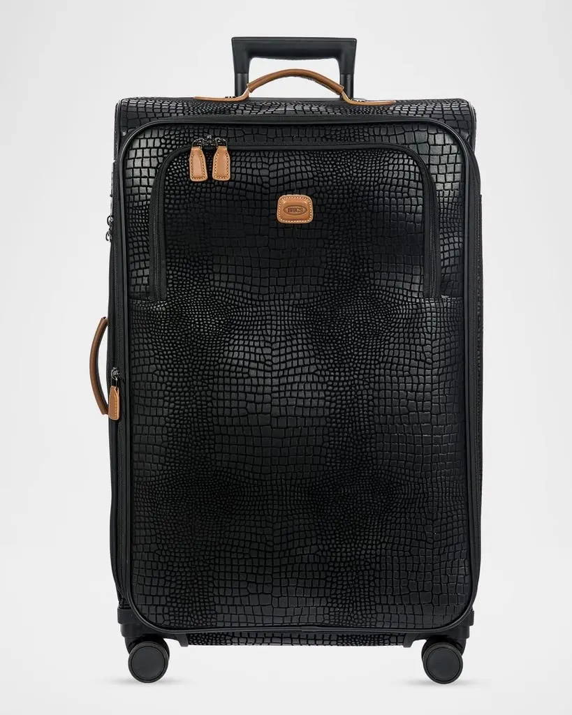 Bric's My Safari 28" Croc-Embossed Expandable Check-In Spinner Suitcase