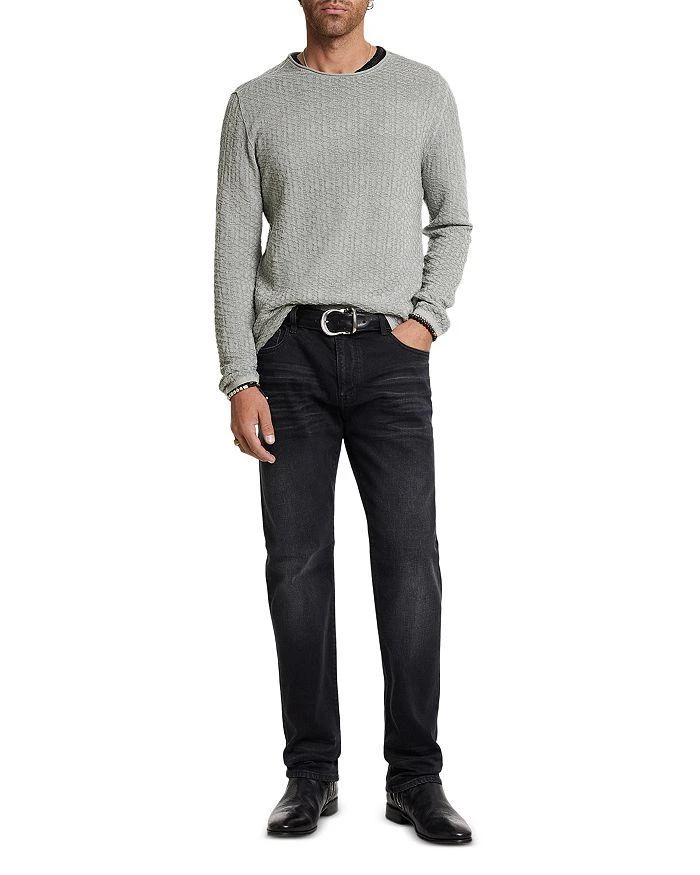 John Varvatos Riley Textured Crewneck Sweater 2