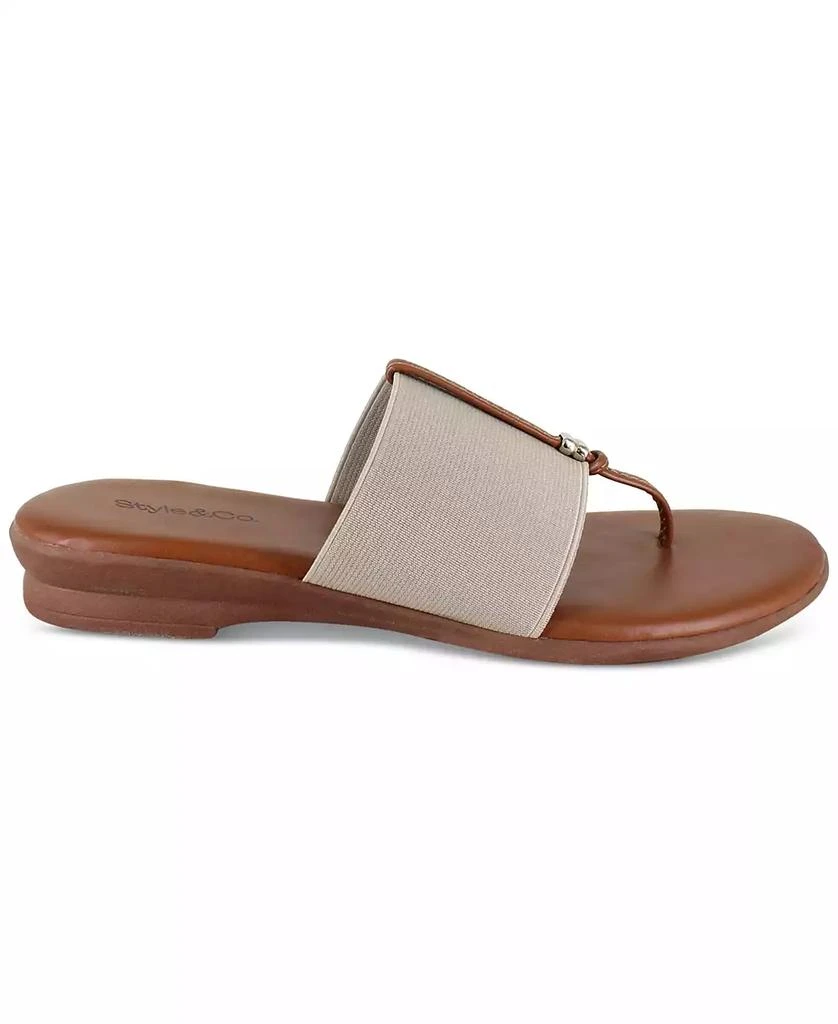 Style & Co Women's Italiaa Elastic Band Flat Sandals, Created for Macy's 5
