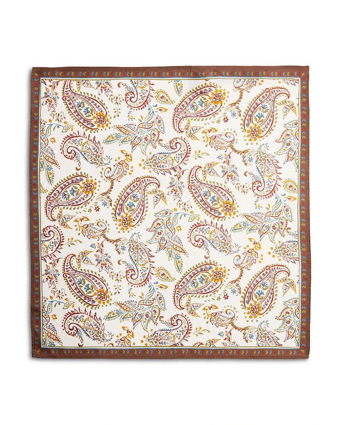 The Men's Store at Bloomingdale's Paisley Silk Pocket Square - Exclusive 1