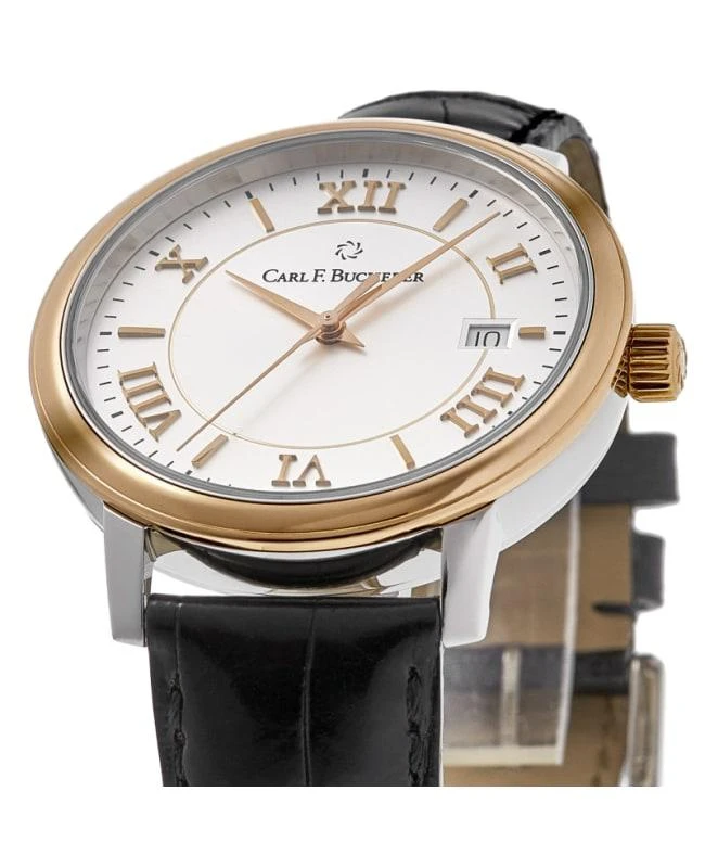 Carl F. Bucherer Carl F. Bucherer Adamavi Silver Dial Leather Strap Men's Watch 00.10314.07.15.01 2