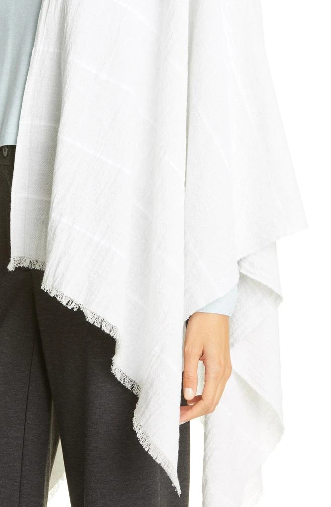 Eileen Fisher Gauze Poncho 4