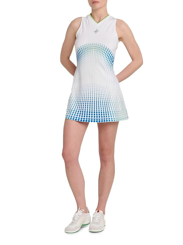 Casablanca Geometric Cut-Out Back Tennis Minidress - Dresses & Skirts -  Free Shipping - BeyondStyle
