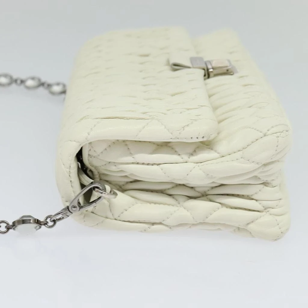 Miu Miu Crystal 2Way Pouch Matelasse Leather Leather Shoulder Bag Bag (Pre-Owned) 3