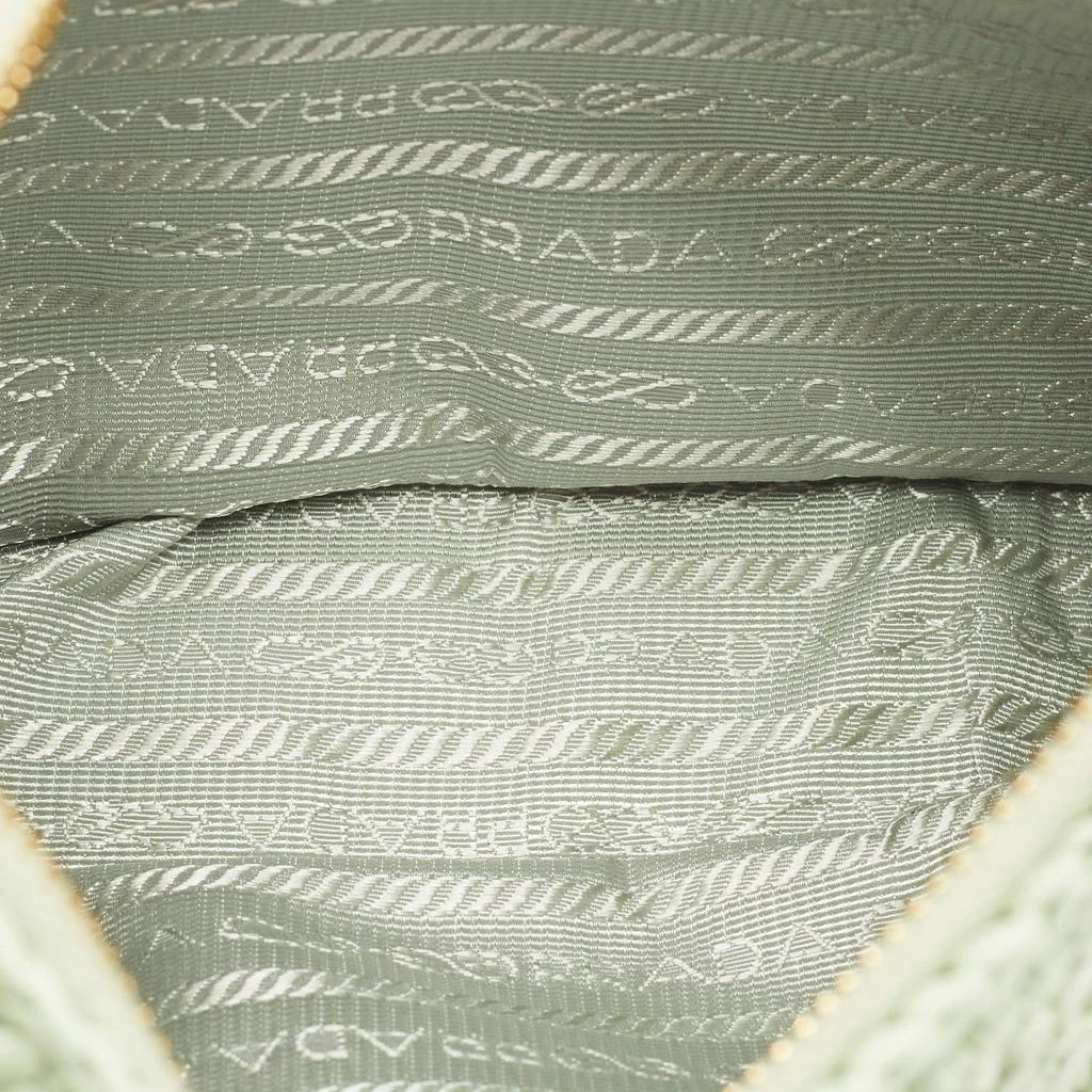 Prada Prada Mint Green Raffia Re-Edition 2005 Shoulder Bag 8