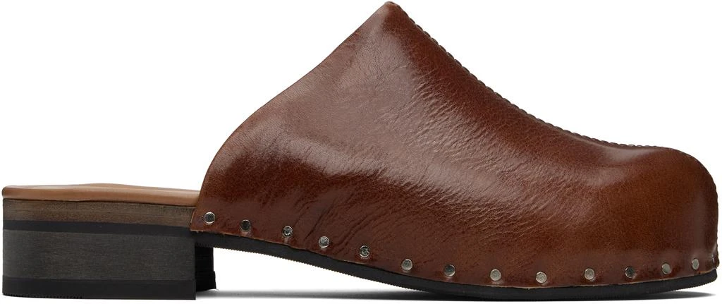 Our Legacy Brown Naoto Clogs 1