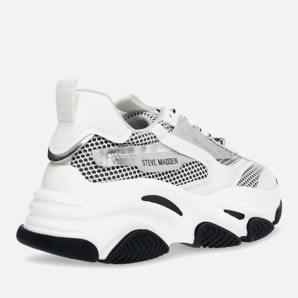 Steve Madden STEVE MADDEN WOMEN'S POSSESSION-E FAUX LEATHER TRAINERS 3