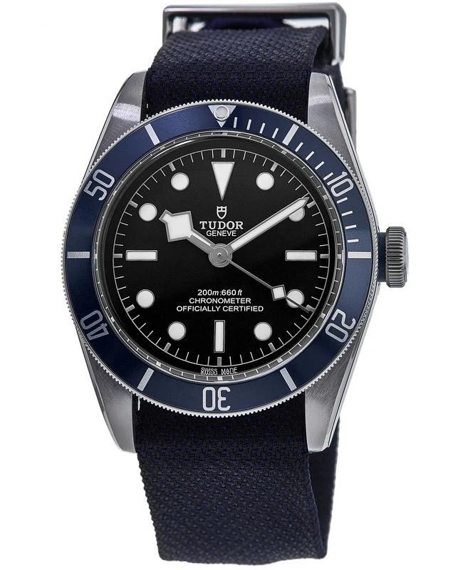Tudor Tudor Black Bay 41 Black Dial Blue Fabric Strap Men's Watch M79230B-0006 1