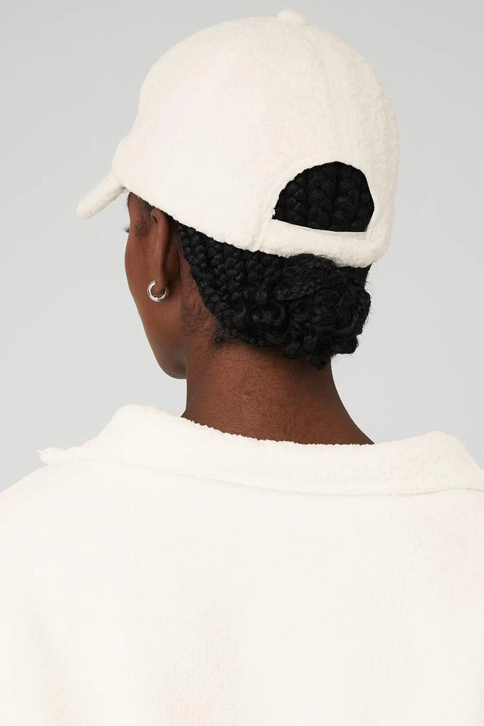 ALO Micro Sherpa Off Duty Cap (Limited Edition) Alo Yoga Micro Sherpa Off-Duty Cap In White - Ivory  main image 2