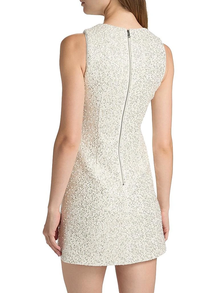 Alice + Olivia Cade Sequined Mini Shift Dress 5