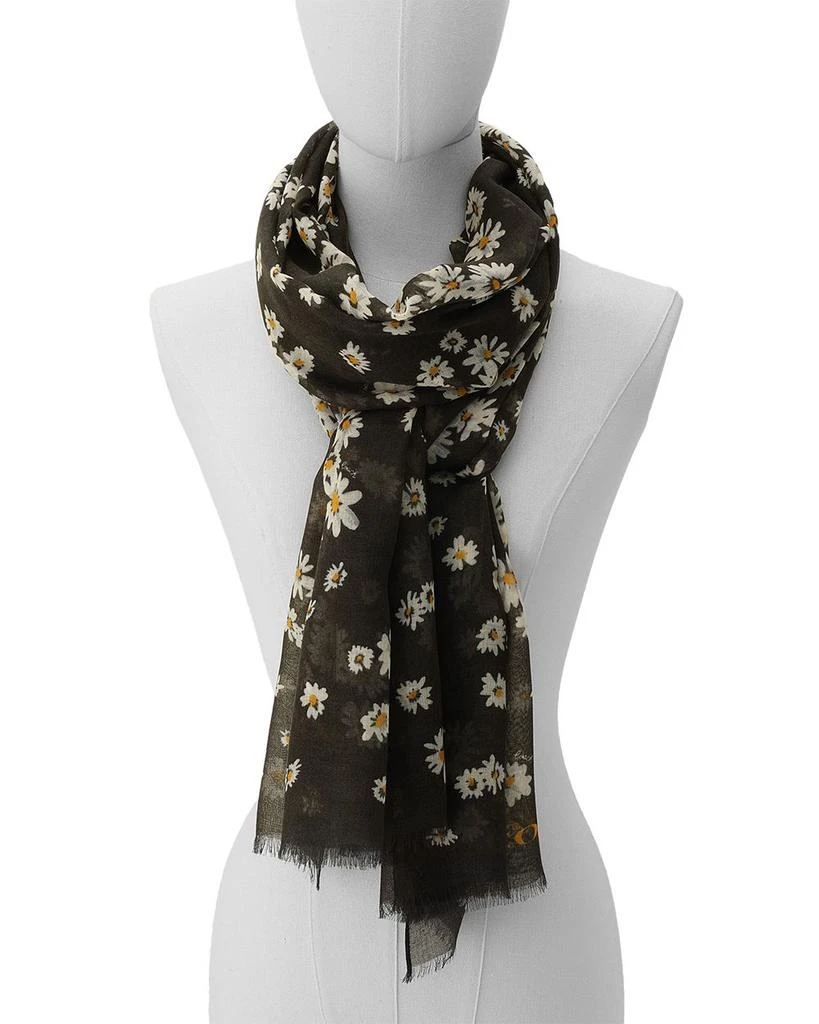 Coach Daisy Cluster Printed Scarf 6