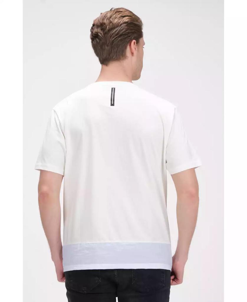 RON TOMSON Men's Modern Print Fitted Important T-shirt