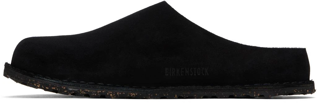 Birkenstock Black Regular Zermatt 365 Suede Leather Loafers 3