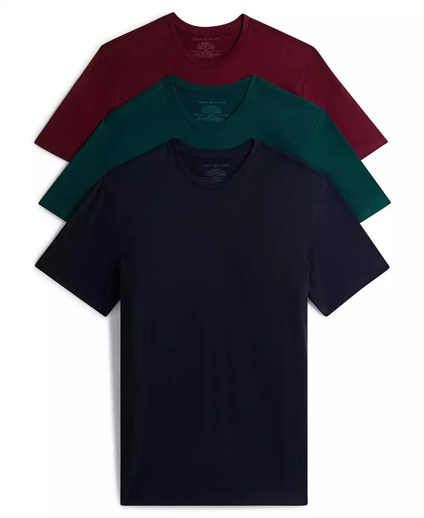 Tommy Hilfiger Men's 3-Pack Cotton Classics Short-Sleeve Crewneck Undershirts Set