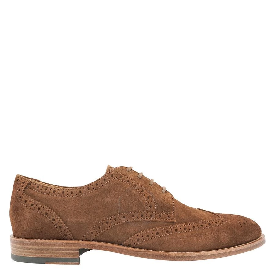 Tods Men's Walnut Light Wingtip Perforated Lace-Ups Derby 1