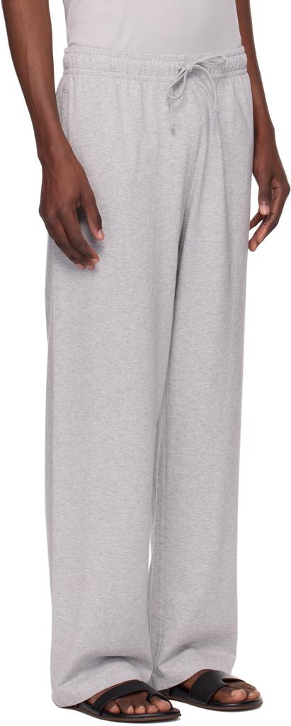 SKIMS Gray Jersey Lounge Relaxed Straight Leg Sweatpants