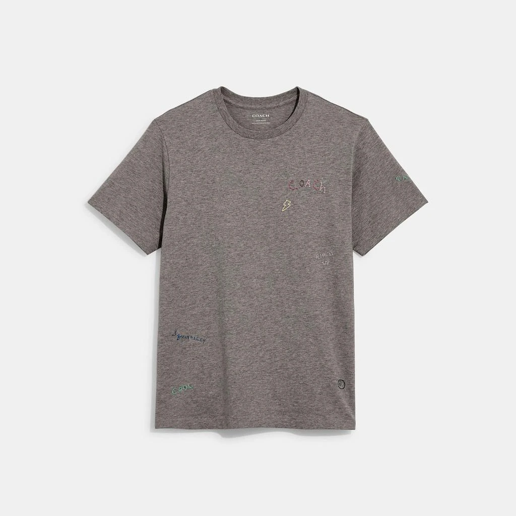 Coach Coach Outlet Diary Script T Shirt 3