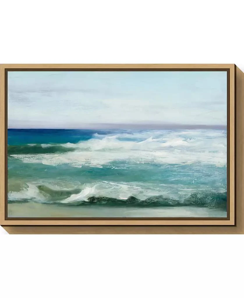 Amanti Art Azure Ocean by Julia Purinton Canvas Framed Art 1