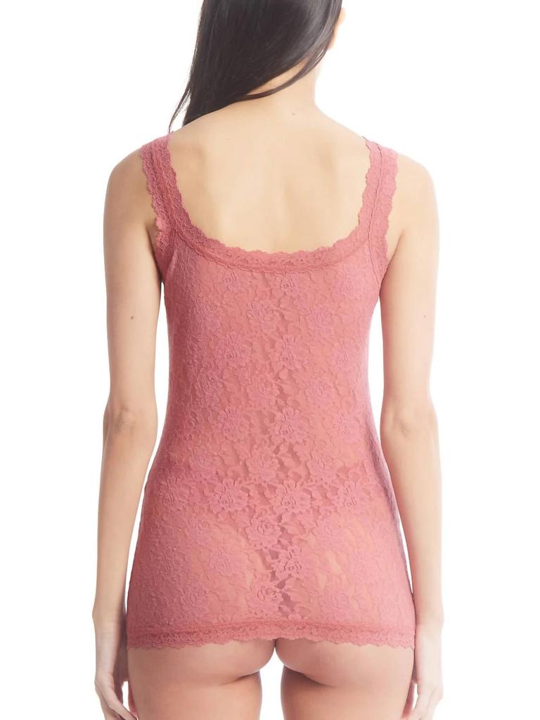 Hanky Panky Signature Classic Lace Cami Top In Desert Rose