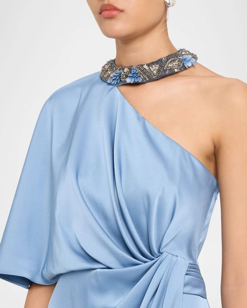 Aidan Mattox Beaded One-Shoulder Twist Gown - Dresses & Skirts - Free Shipping - BeyondStyle Aidan Mattox Beaded One-Shoulder Twist Gown - Dresses & Skirts - Free Shipping - BeyondStyle