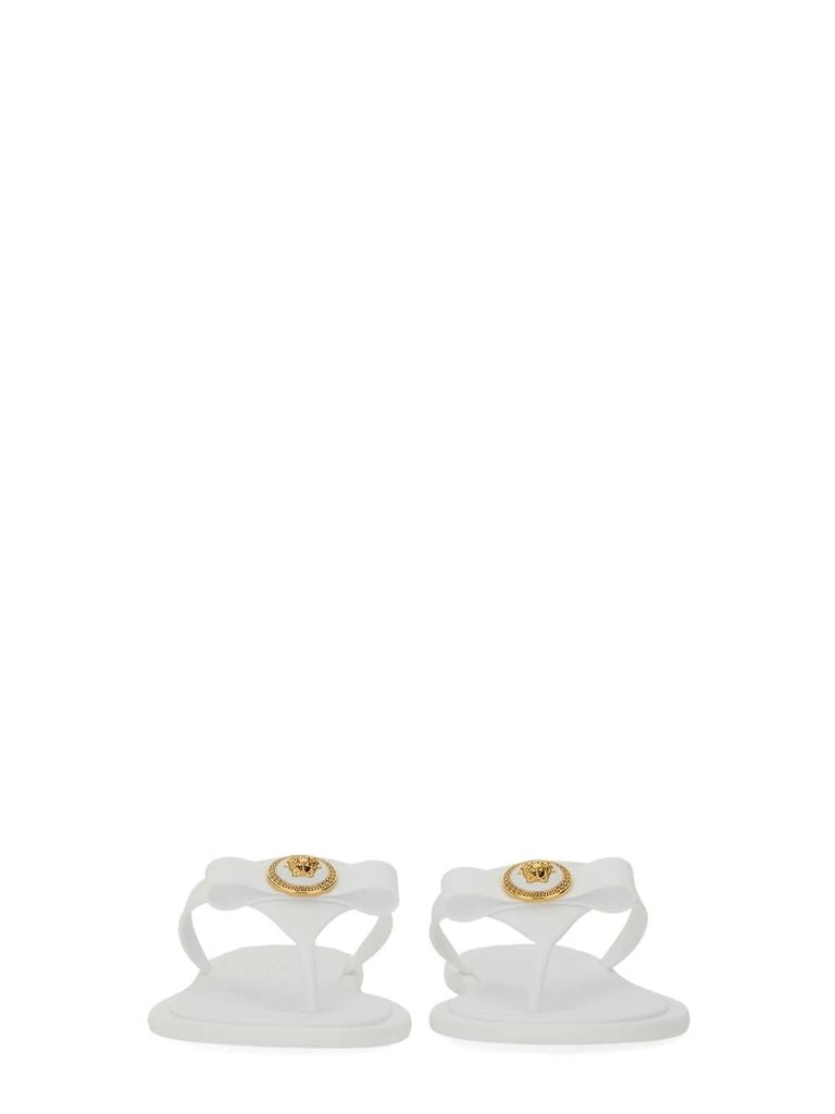 Versace SLIDE SANDAL WITH GIANNI RIBBON 5