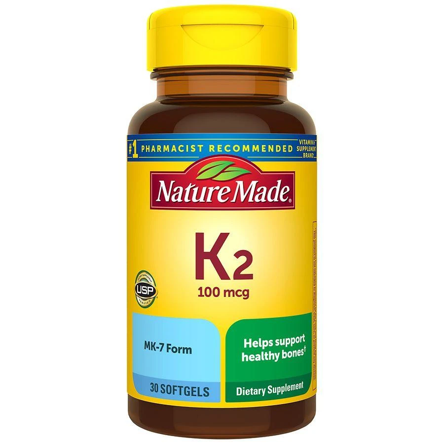 Nature Made Vitamin K2 100 mcg Softgels 1