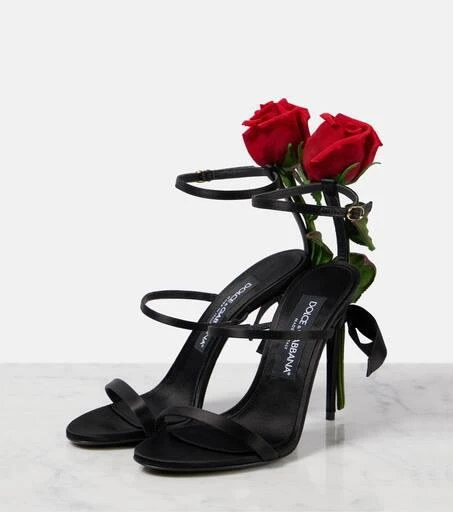 Dolce 
Gabbana Satin sandals 4