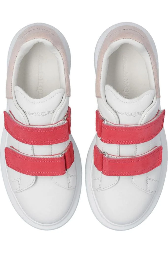 Alexander McQueen Kids Alexander McQueen Kids Round Toe Touch-Strap Sneakers 4