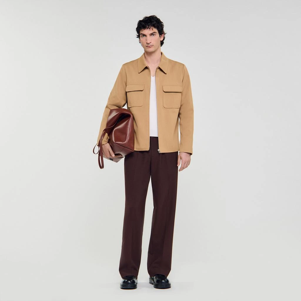 Sandro Zip-up pocket jacket 1