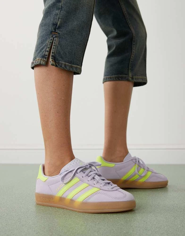 Adidas adidas Originals Gazelle Indoor trainers in lilac 1