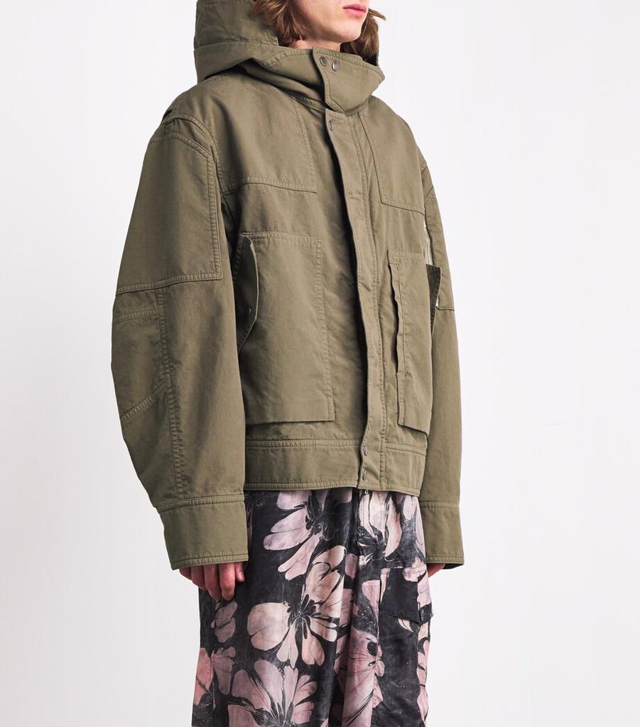 Dries Van Noten Hooded Varsen Jacket - Jackets - BeyondStyle