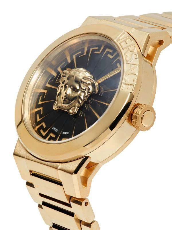 Versace Medusa Infinite IP Yellow Gold Stainless Steel Bracelet Watch 3