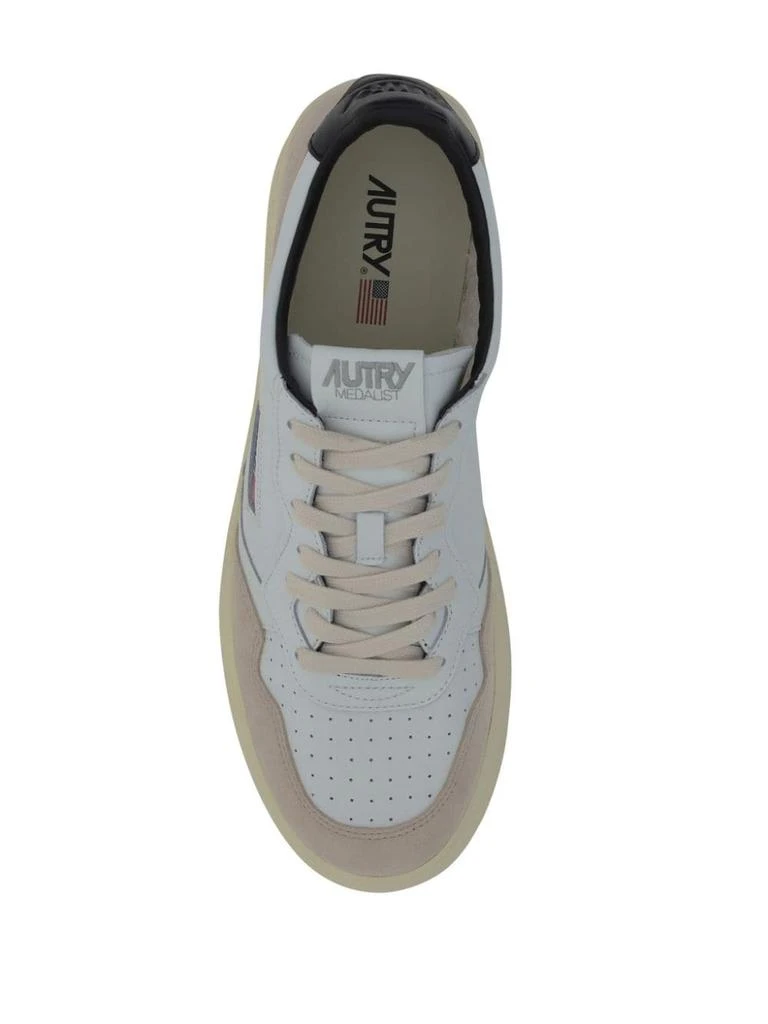 Autry AUTRY - Medalist Low Leather And Suede Sneakers 4