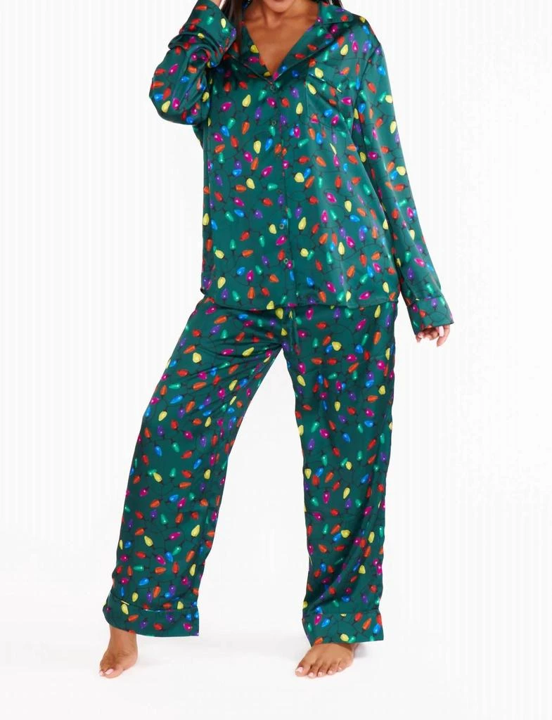 Show Me Your Mumu Christmas Pajama Set In Lights 2