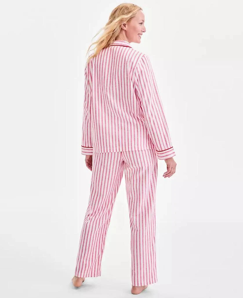 Charter Club Women's 2-Pc. Cotton Flannel Packaged Pajamas Set, Created for Macy's 4