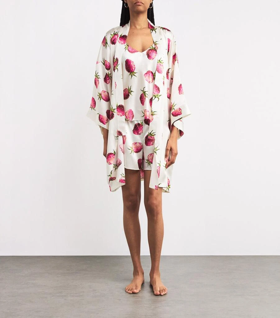 OLIVIA VON HALLE Silk Blythe Mimi Robe 2