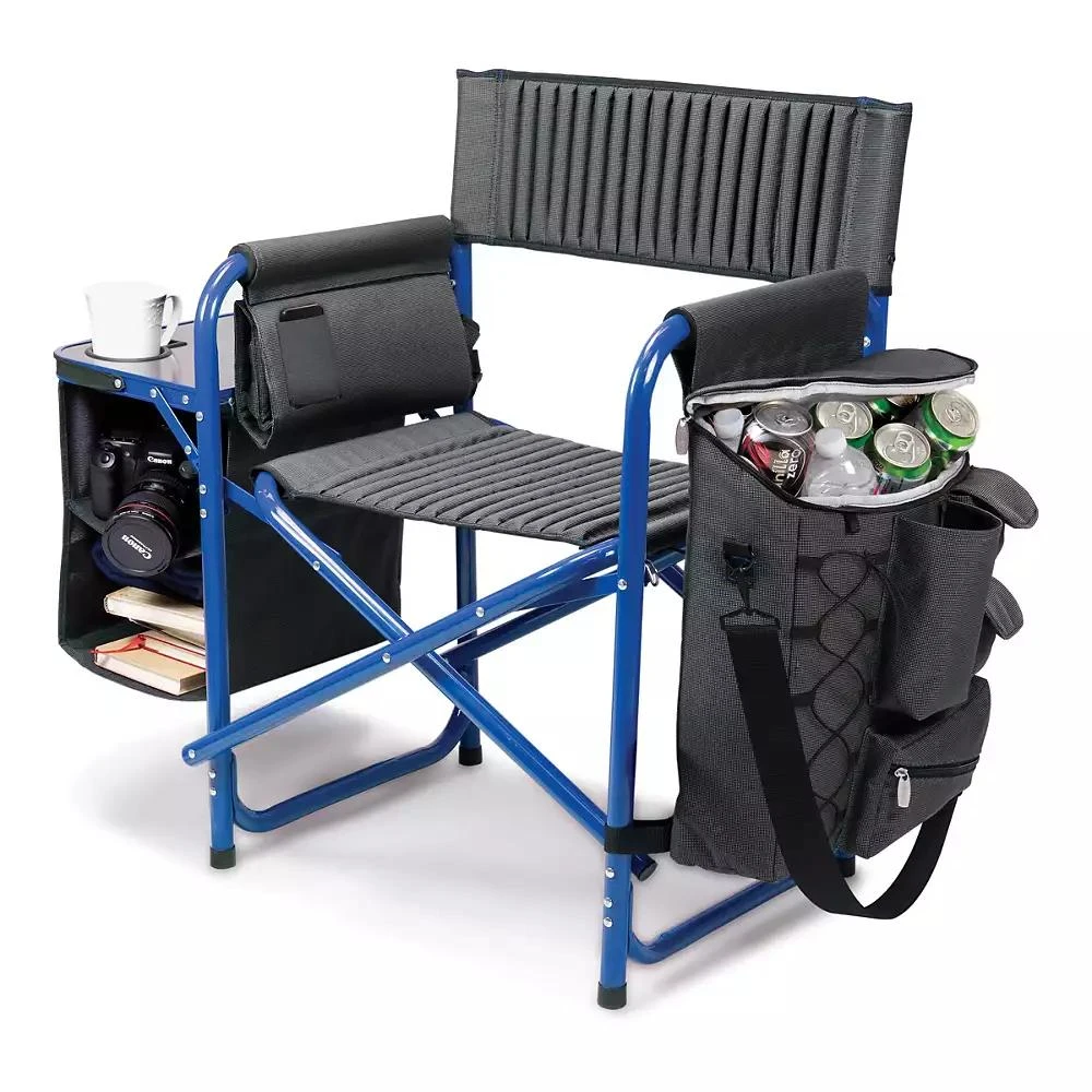 ONIVA by Picnic Time Blue Fusion Backpack Chair with Cooler 1