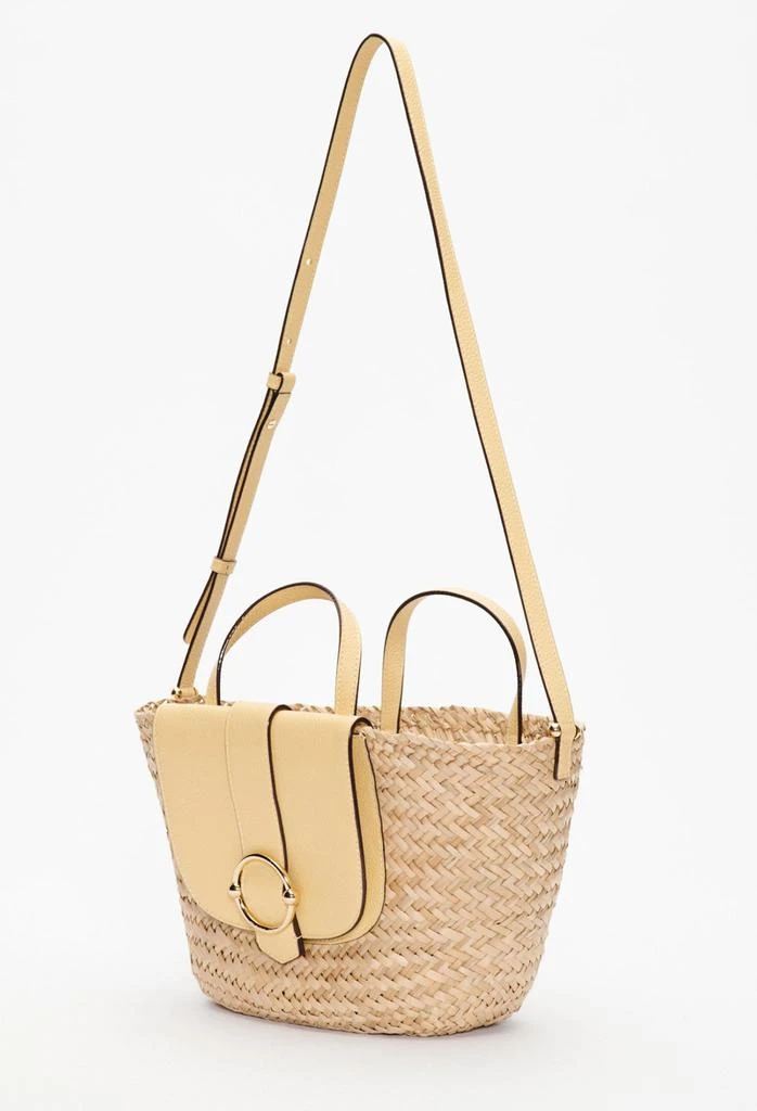 Basket Bag Claudie Pierlot Sac Panier Abeille Mini-basket In Straw