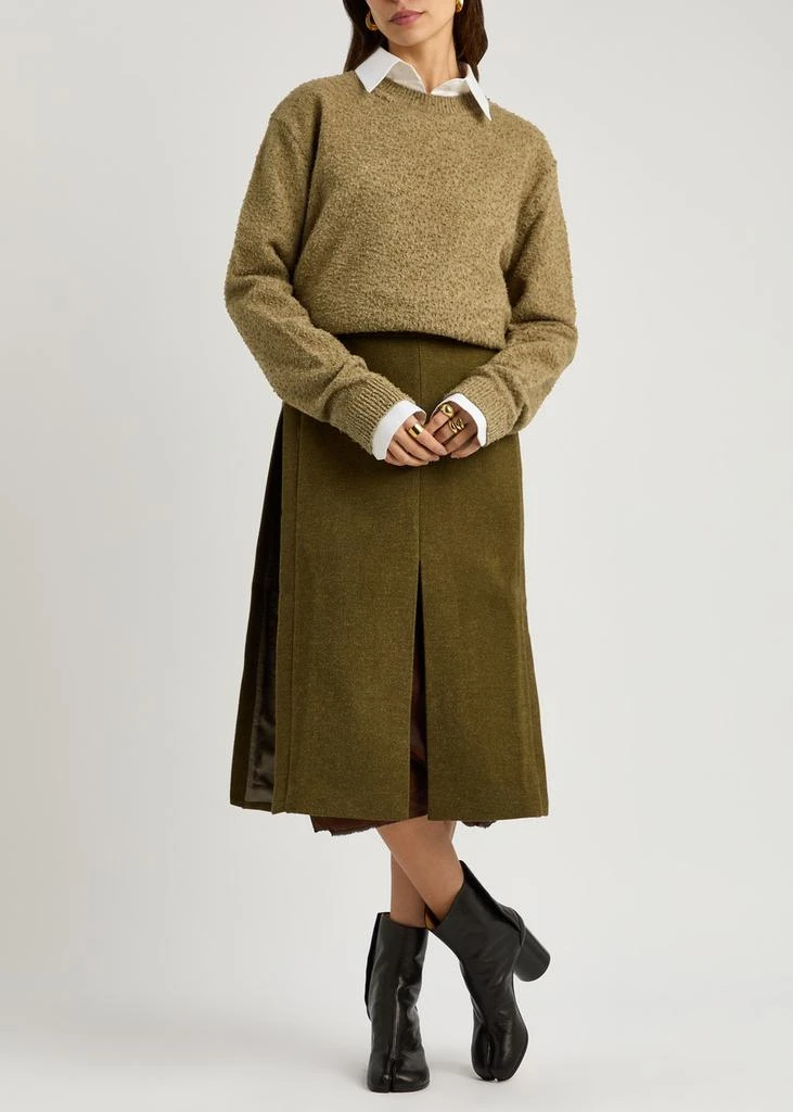 MAISON MARGIELA Textured wool-blend jumper 4