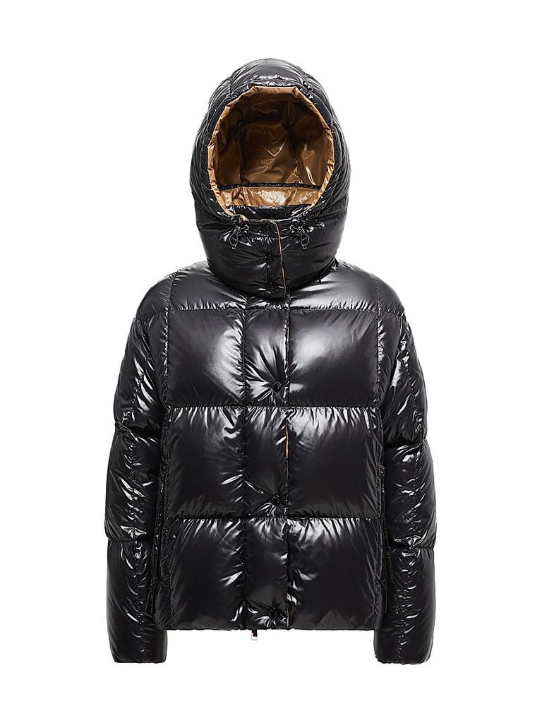 Orophin Down Puffer Jacket in Black Polyamide – On Sale Now with