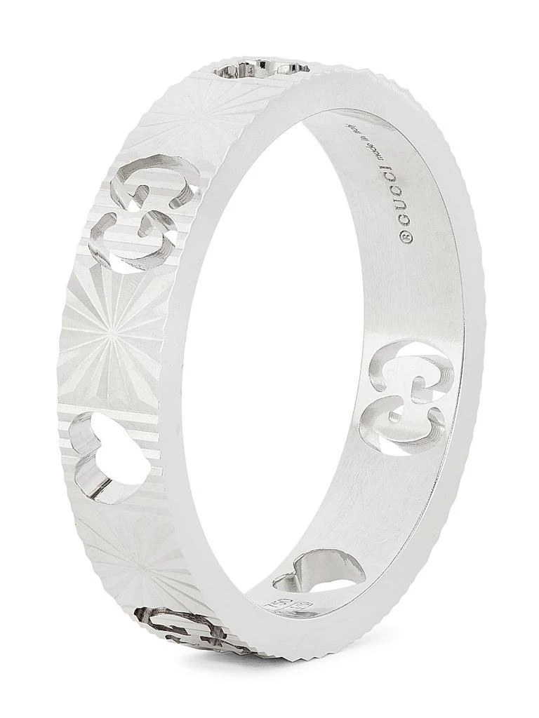 Gucci Icon 18K White Gold Star Ring 3