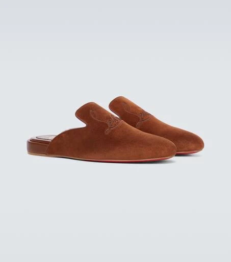 Christian Louboutin Navy Coolito Flat mules 5