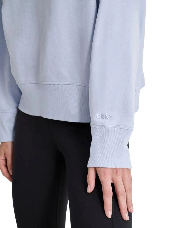 DKNY Solid Drop Shoulder Sweatshirt 4