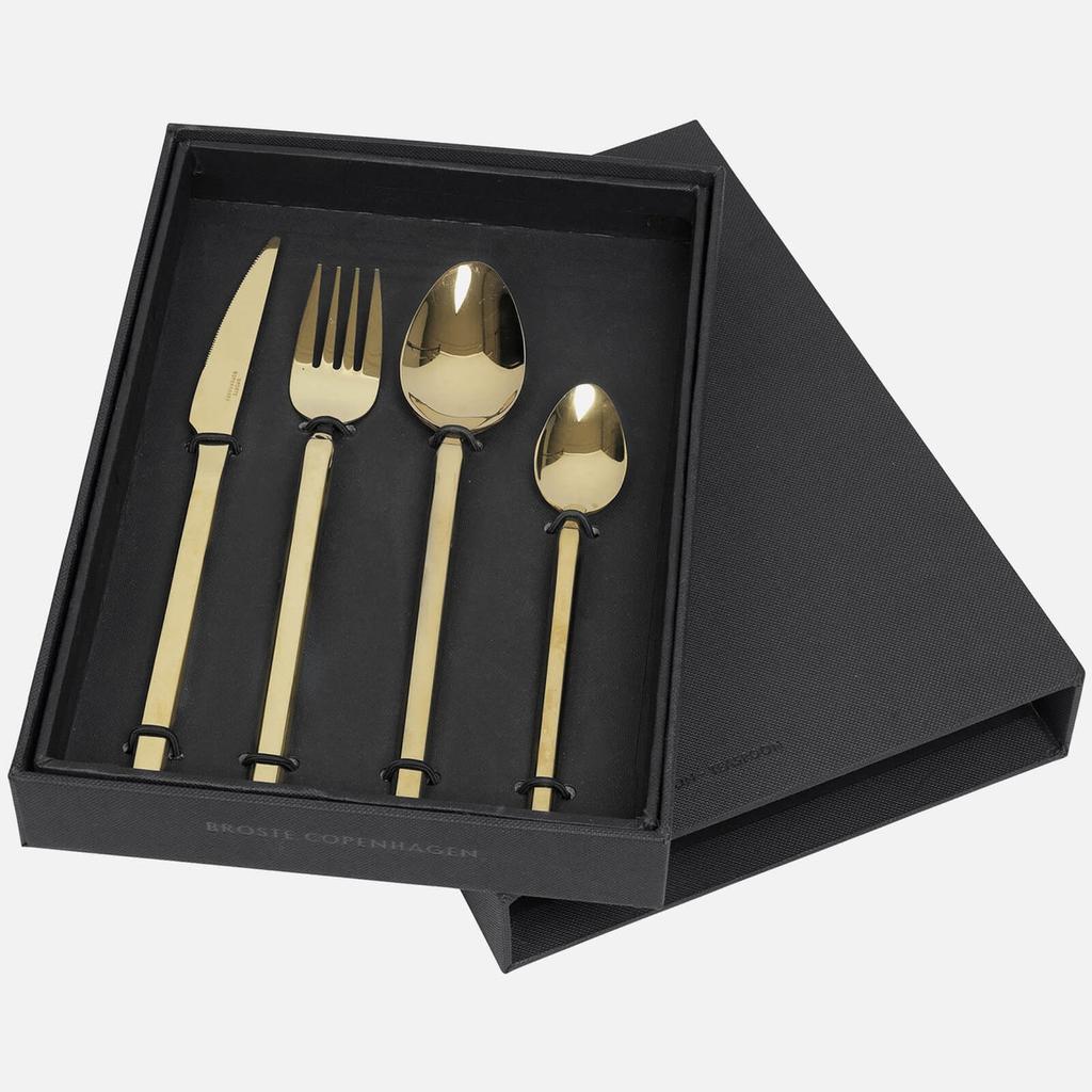 Broste Copenhagen Broste Copenhagen Tvis Cutlery - Set of 4 - Rose Gold