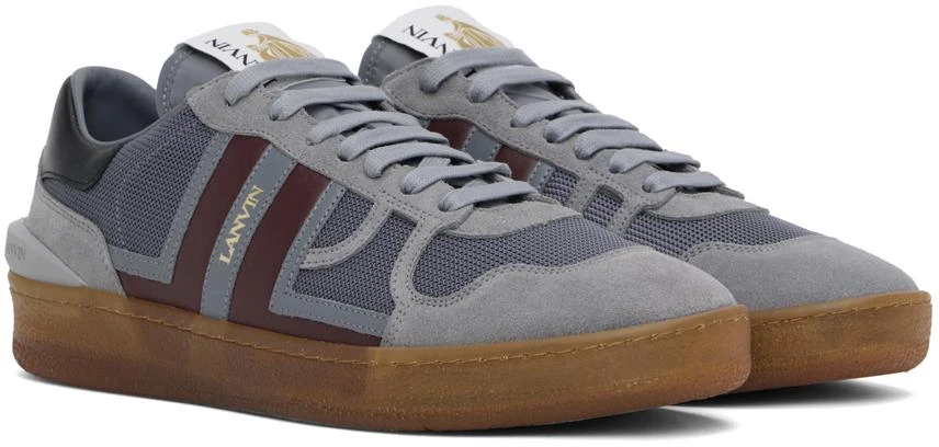 Lanvin Gray Clay Mesh Sneakers 4