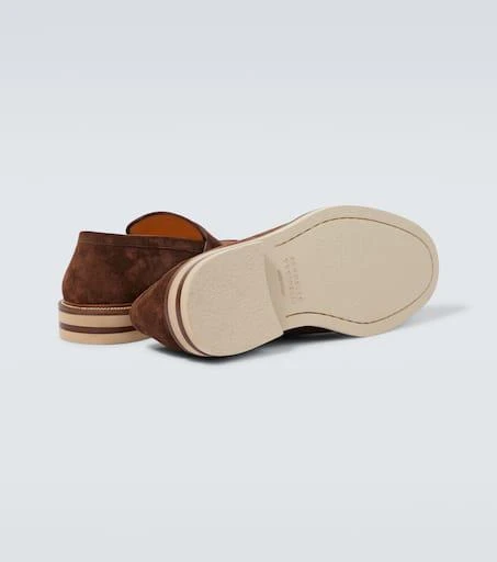 Brunello Cucinelli Suede penny loafers 7