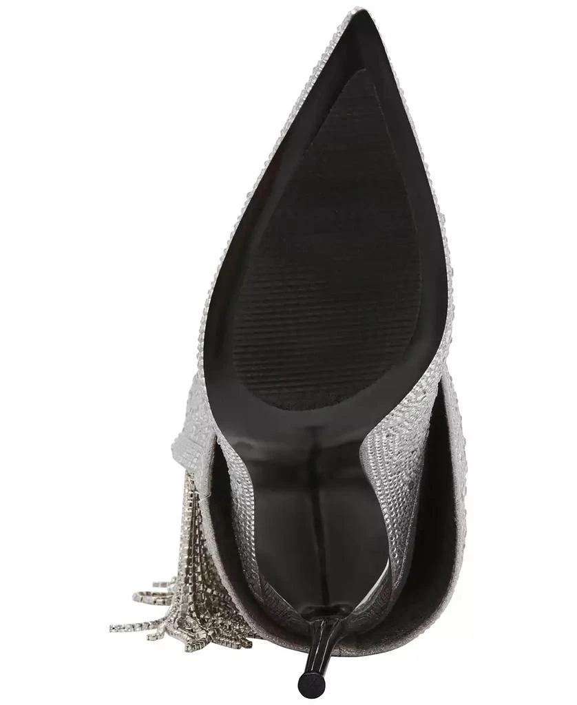 Steve Madden Women's Sanya Rhinestone Stiletto Cuffed Tall Dress Boots 5