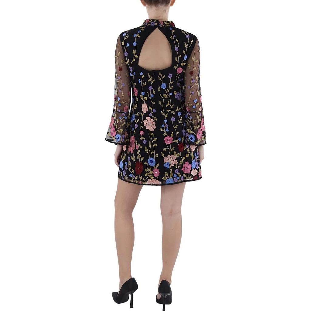 French Connection Womens Above Knee Embroidered Shift Dress 2